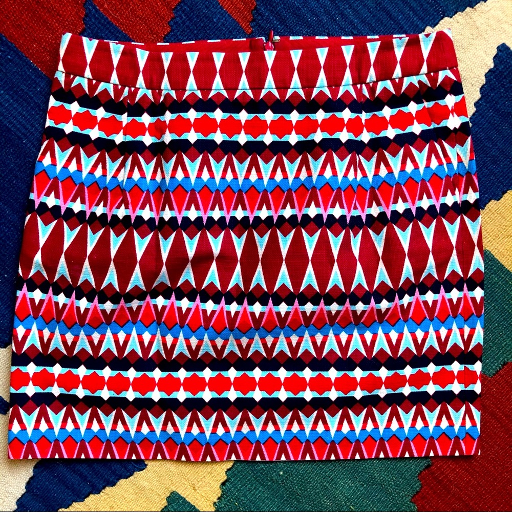 J Crew Gemstone Print Mini Sz. 4